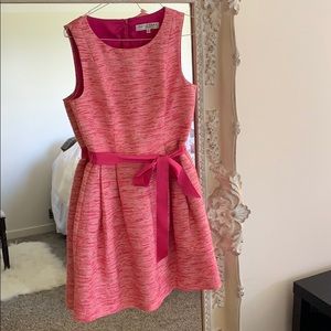 Pink tweed Trina Turk dress